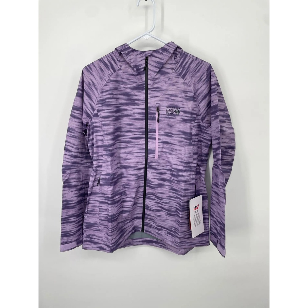 Mountain Hard Wear Womens Stretch Ozonic Jacket Size M Purple NWT Hooded Outdoor
